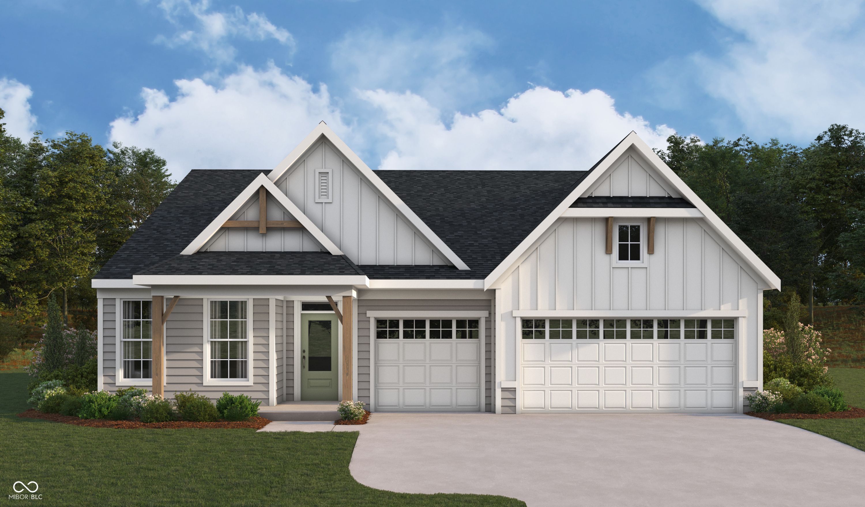 Emmett - Parkrose: Greenfield, Indiana - Fischer Homes 