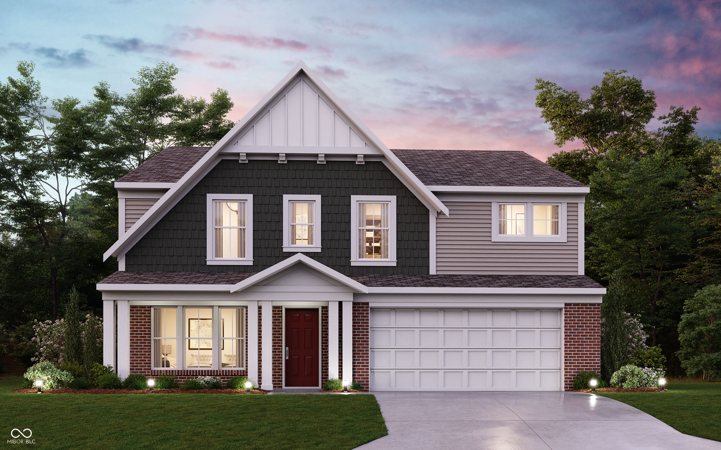 Breckenridge - Emerald Preserve: Indianapolis, Indiana - Fischer Homes 