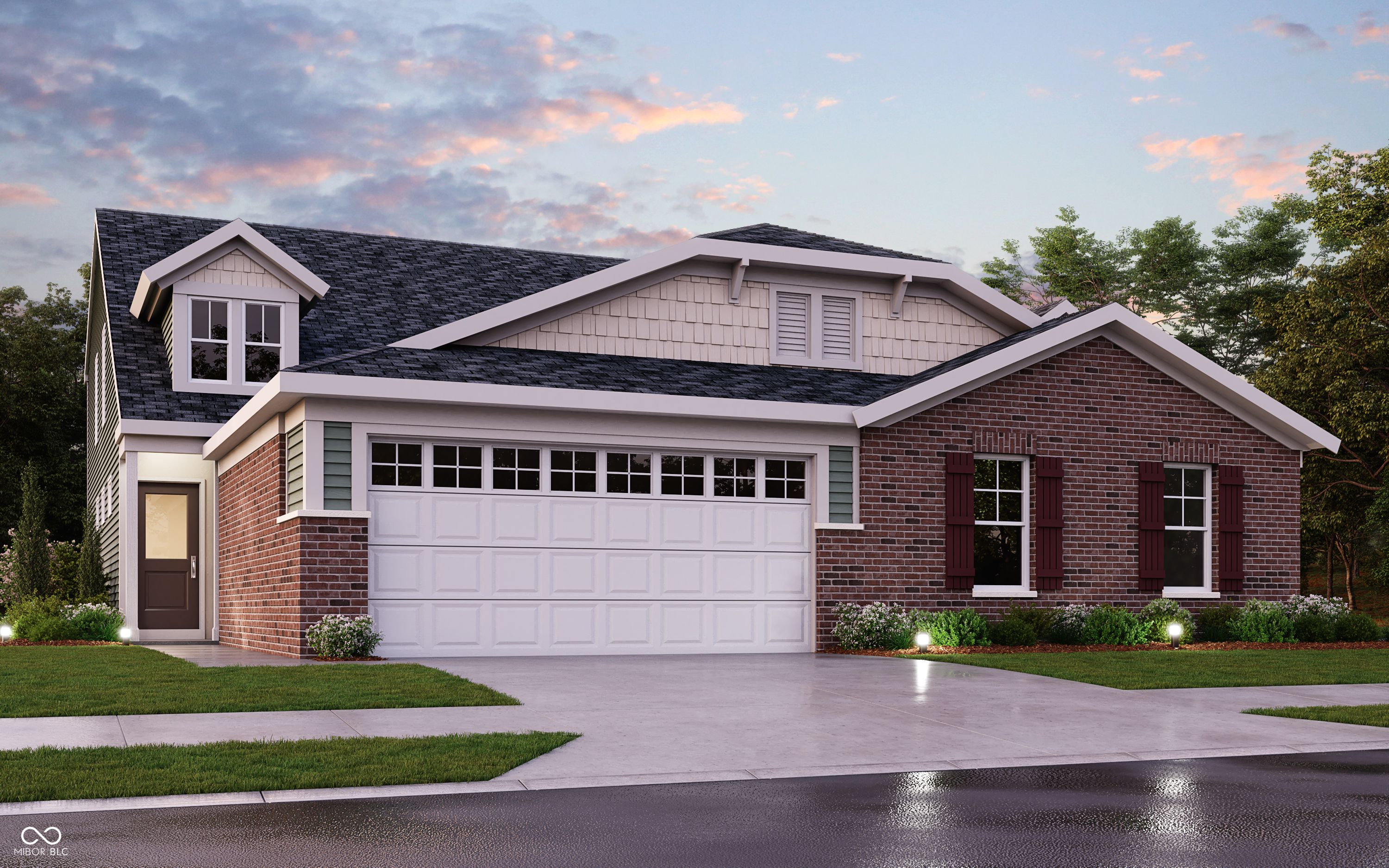 Wembley - Parkrose: Greenfield, Indiana - Fischer Homes 