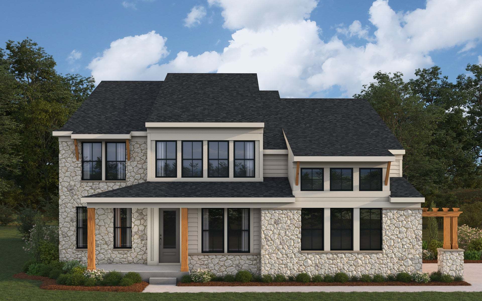 Rhodes - Bent Creek Woods: Beavercreek, Ohio - Fischer Homes 