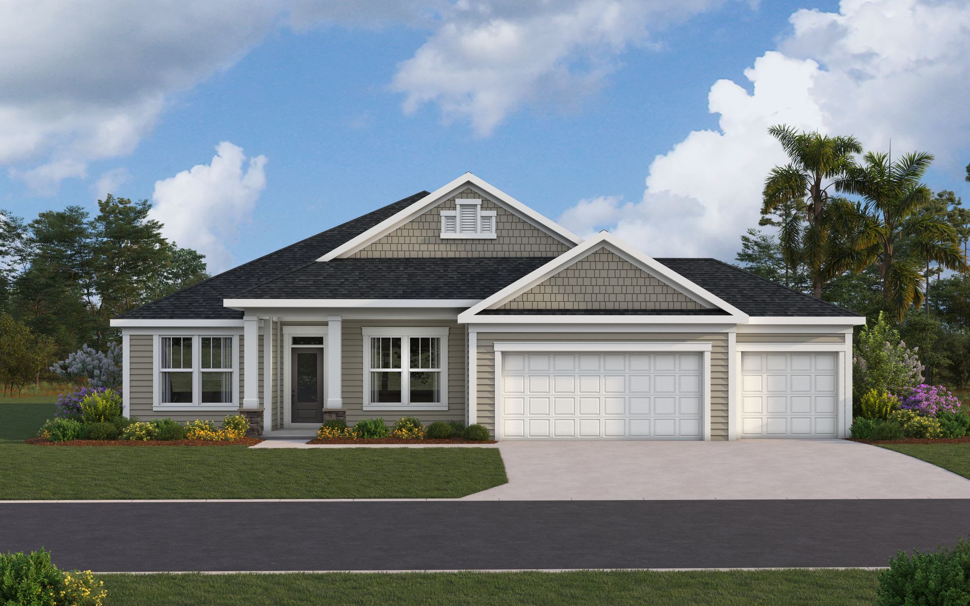 Western Craftsman 3-Car Garage