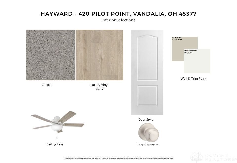 These interior selections offer modern design with