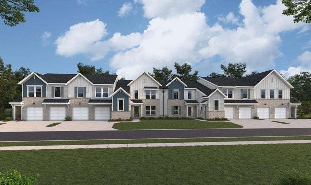 These modern townhomes showcase clean lines and in
