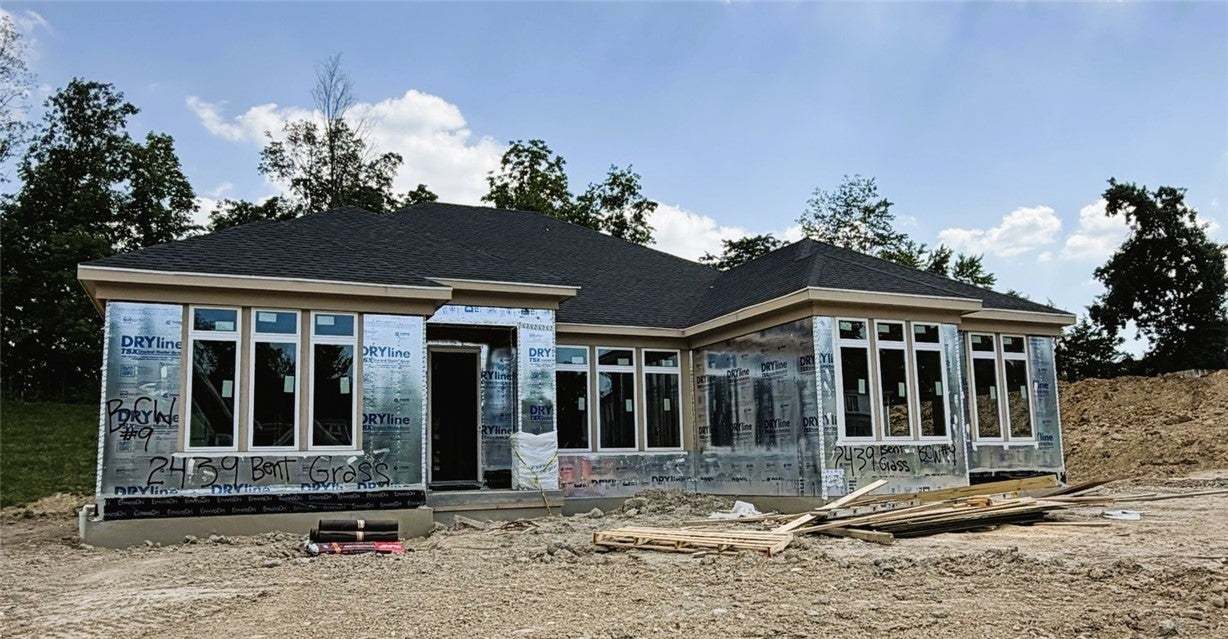 Newly constructed residence in a peaceful setting,