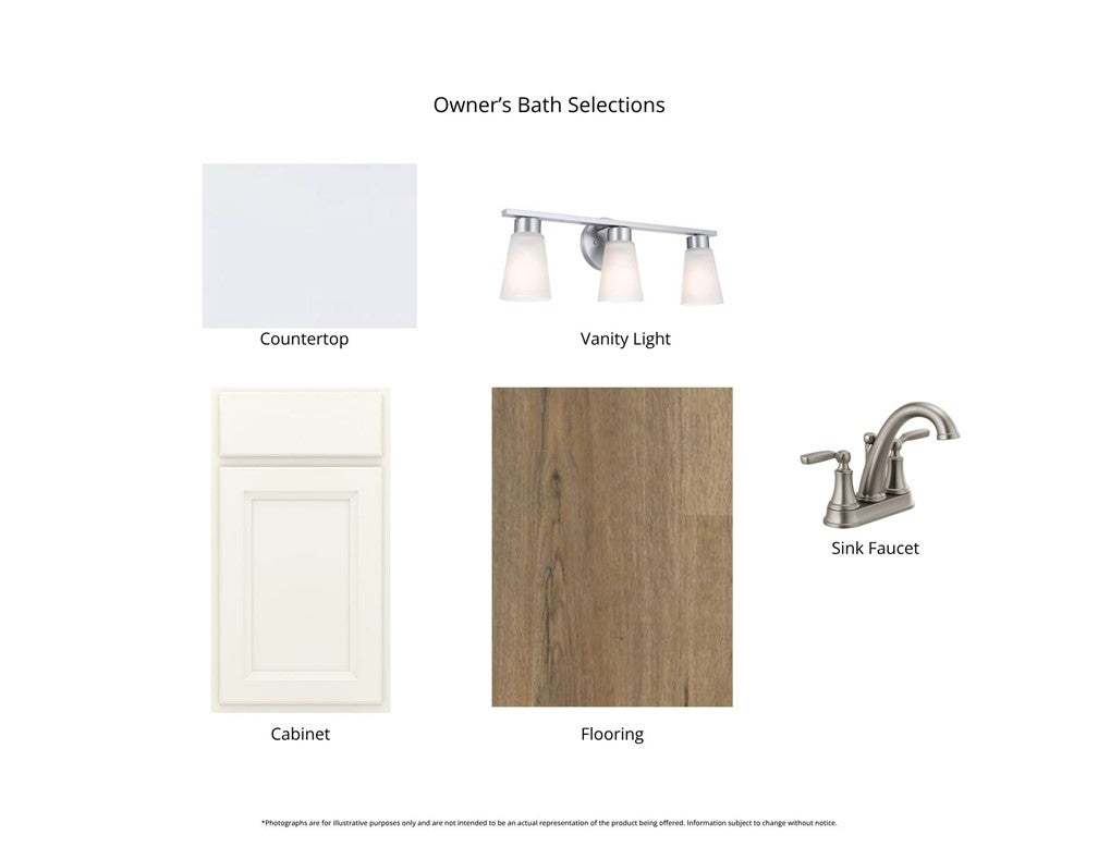 Visualize your bathroom finishes with elegant sele