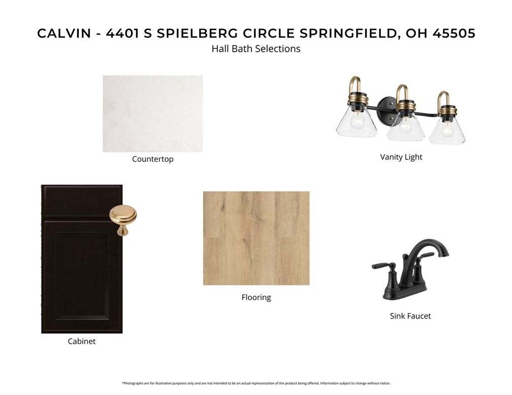 Premium selections for the Hall Bath, showcasing e