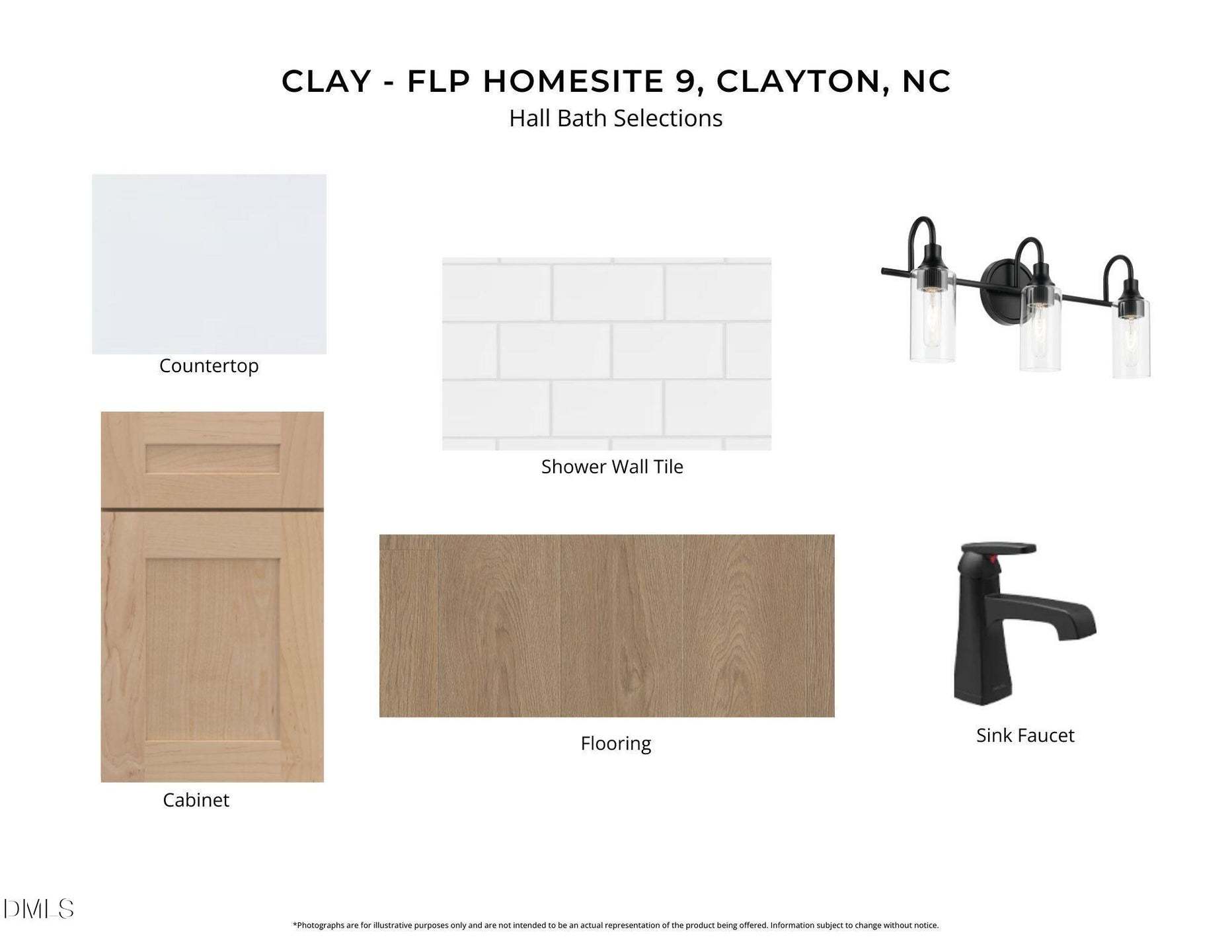 FLP 9 HALL BATH SELECTIONS