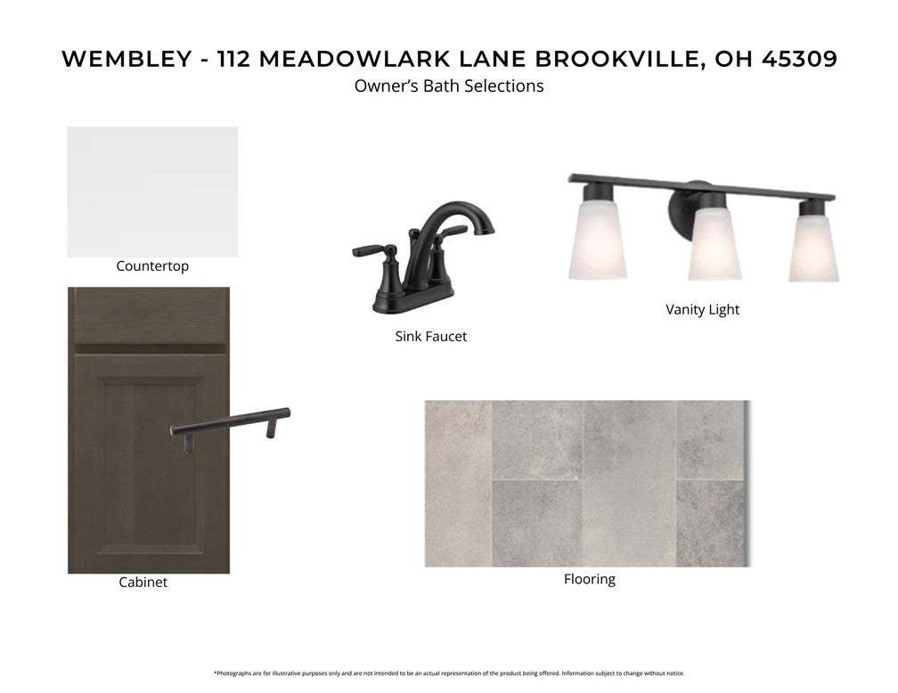 Premium selections, from sleek cabinetry to contem