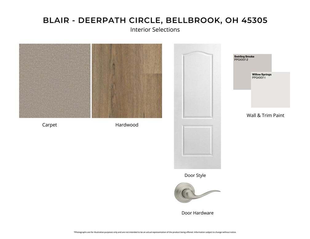 These interior selections showcase refined finishe