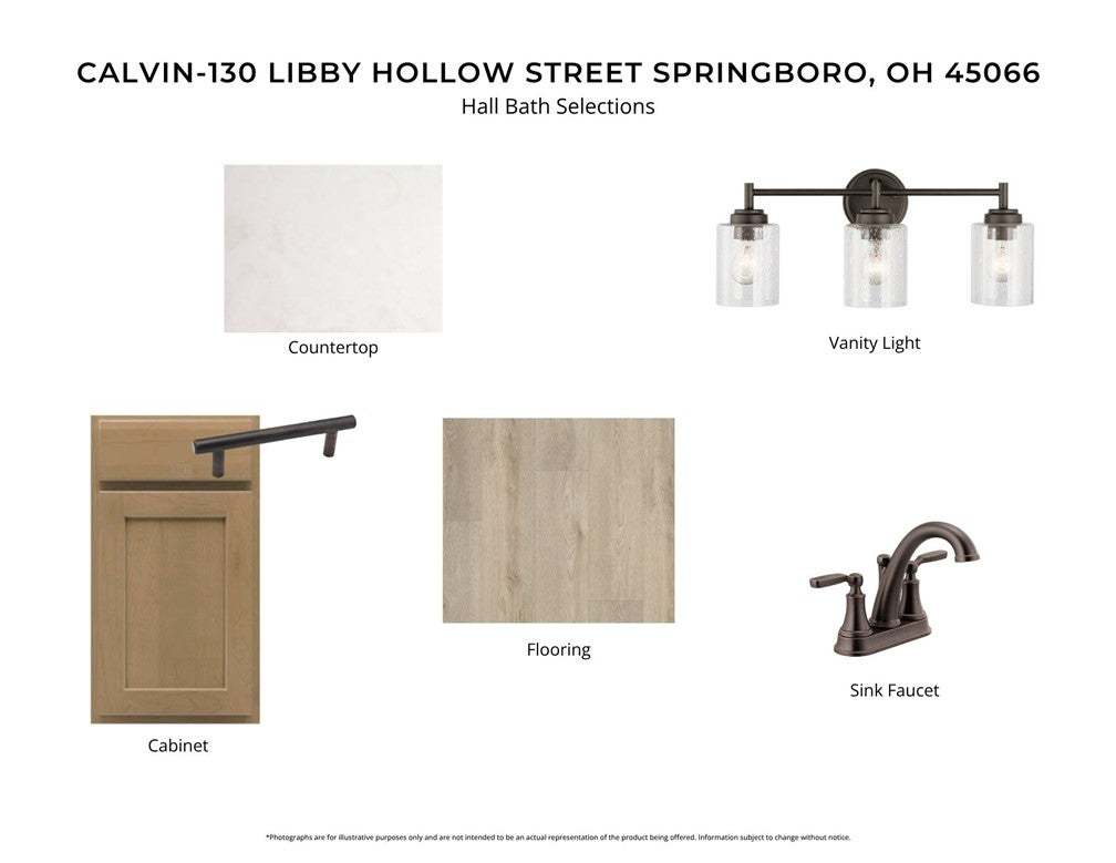 Premium selections for hall baths, featuring a mod