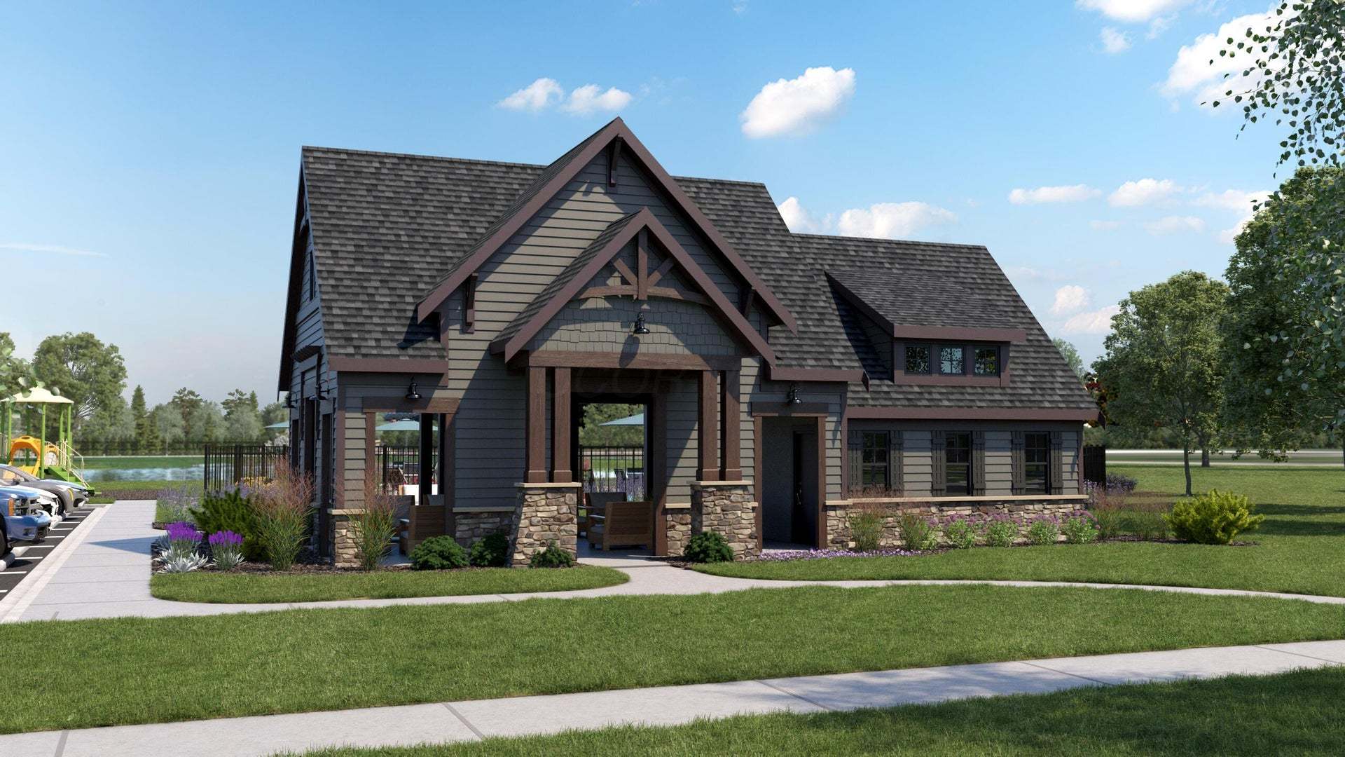 Fischer Homes-Skybrook-Community Tour-Po