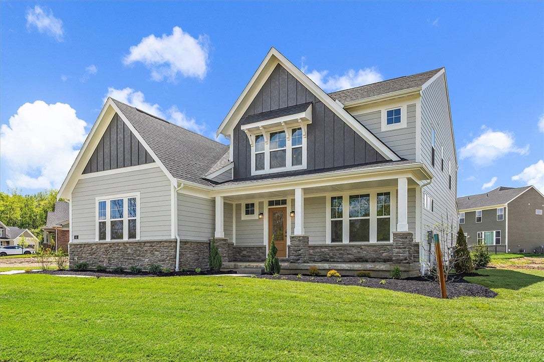 This newly constructed home features a charming ex