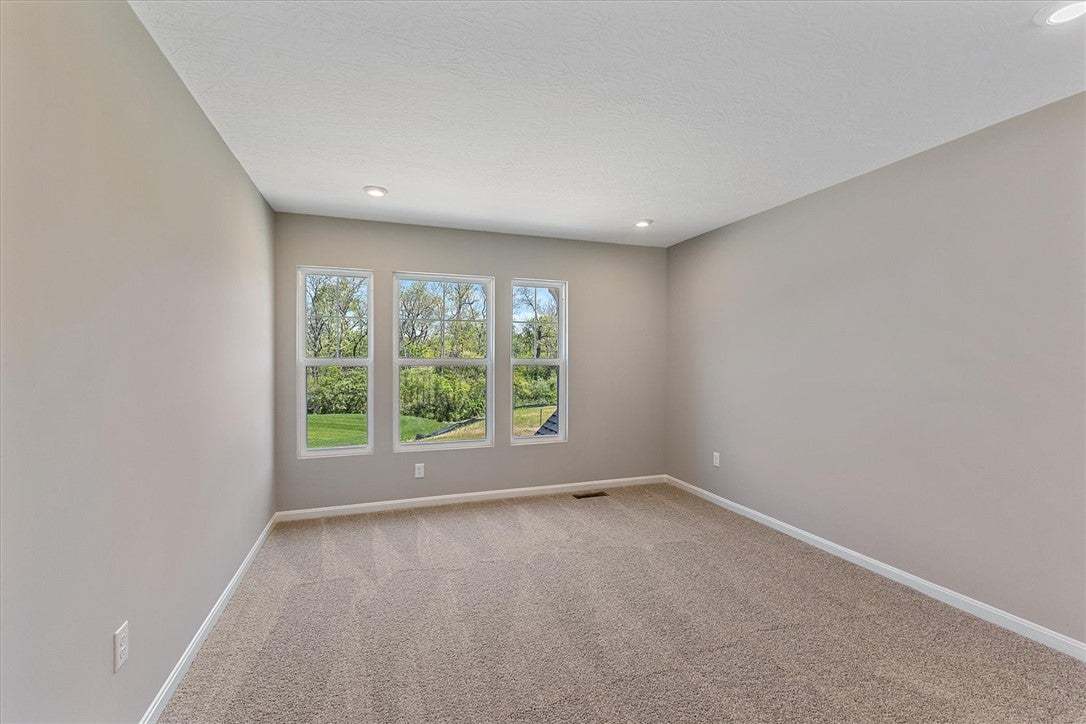 This airy room offers expansive views, creating a