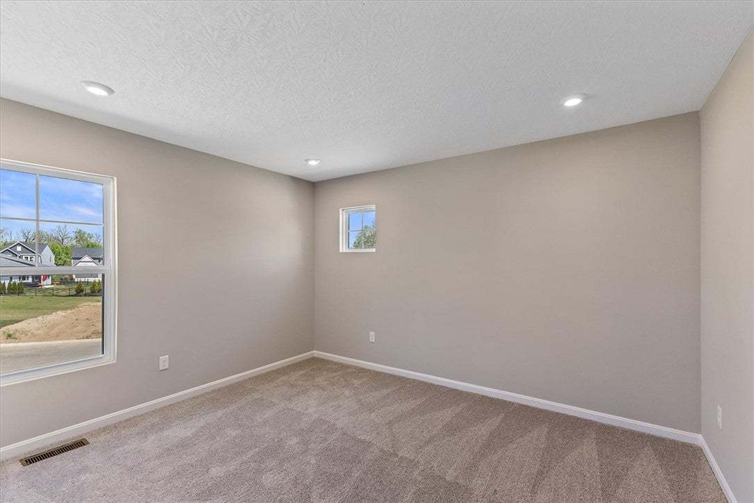 Bright and airy, this room provides a blank canvas