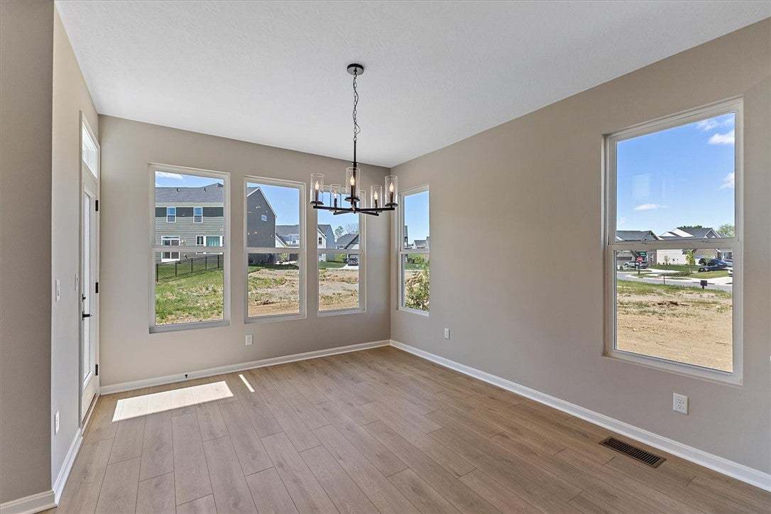 This spacious room offers bright views and abundan