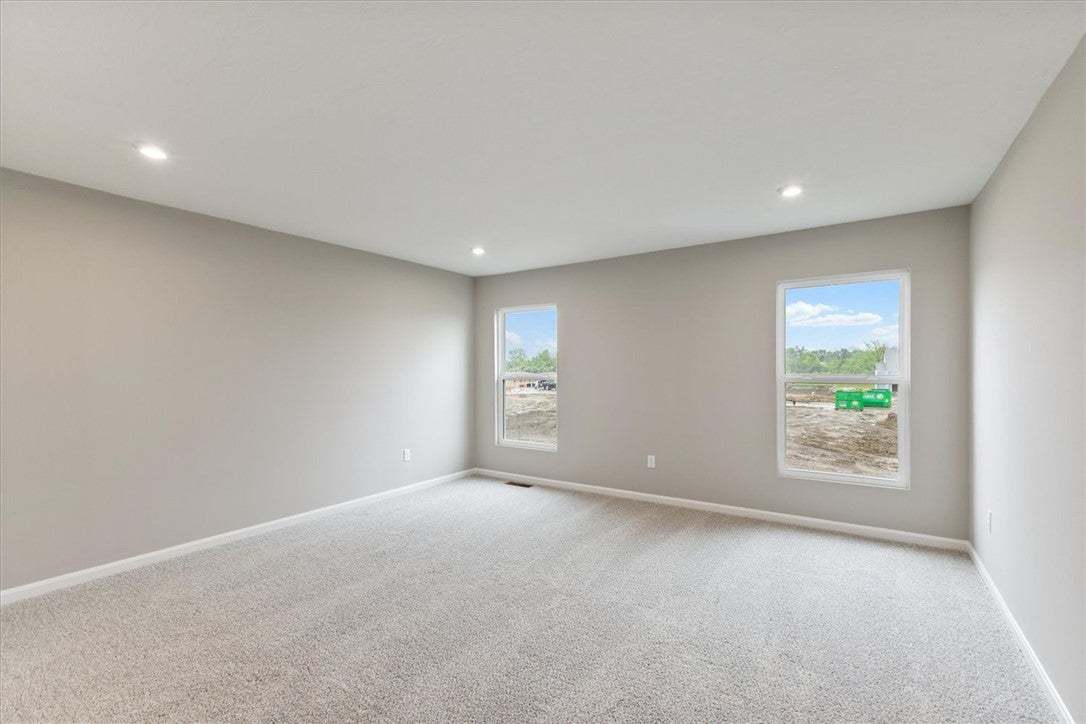 Bright and airy, this room provides a blank canvas