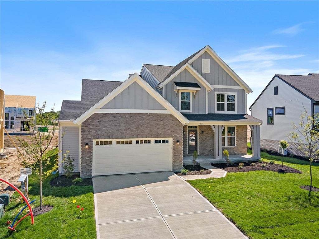 This newly constructed residence presents a harmon