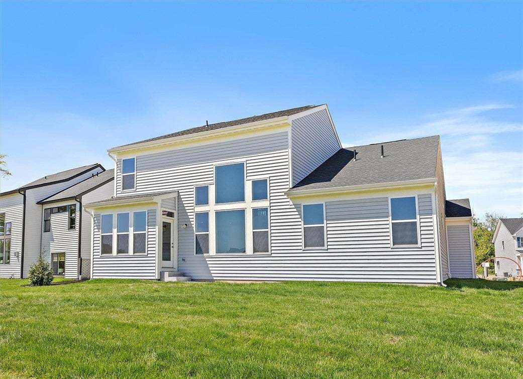 This newly constructed home showcases contemporary
