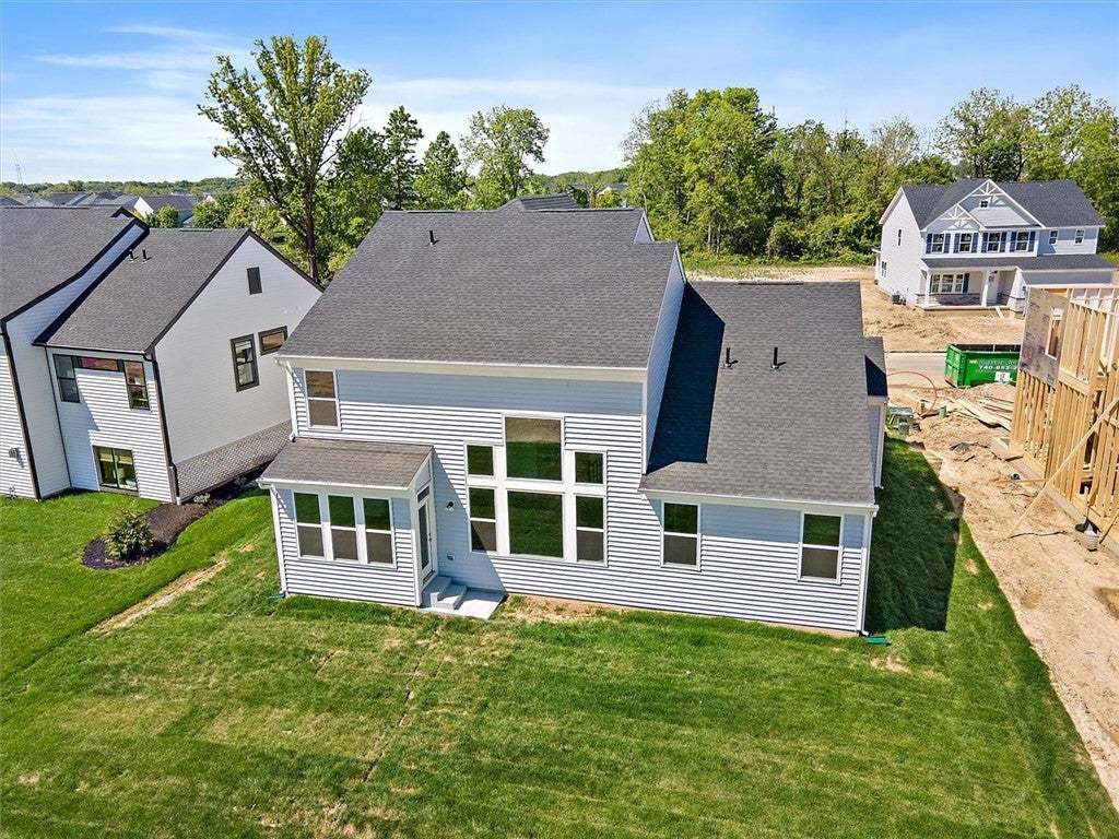 This newly constructed home features a crisp exter