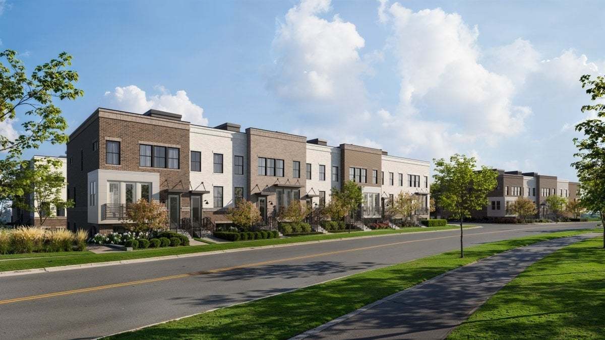 Highline at Bridge Park por Fischer Homes en Columbus Ohio