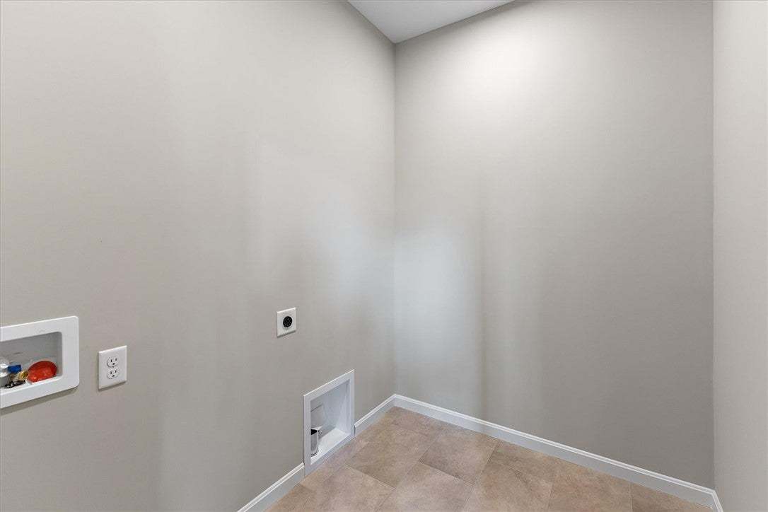 Functional tile flooring and prepared utility conn