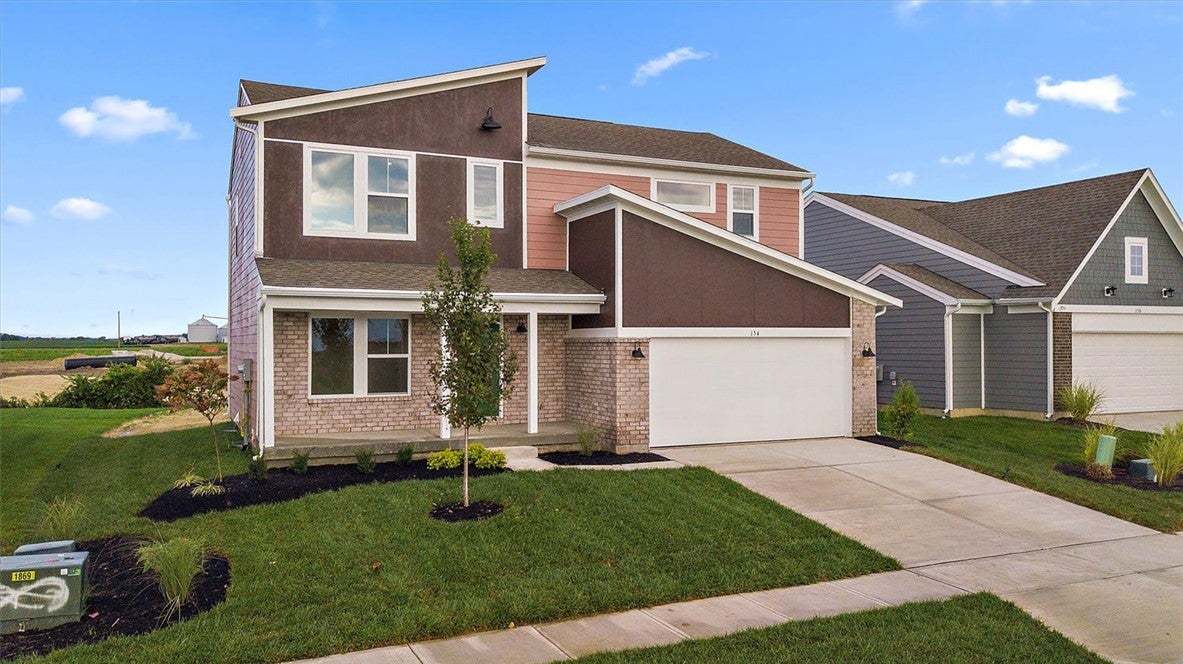 Distinctive modern architecture highlights the ext