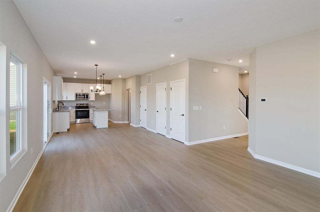 Seamless open flooring connects the versatile livi