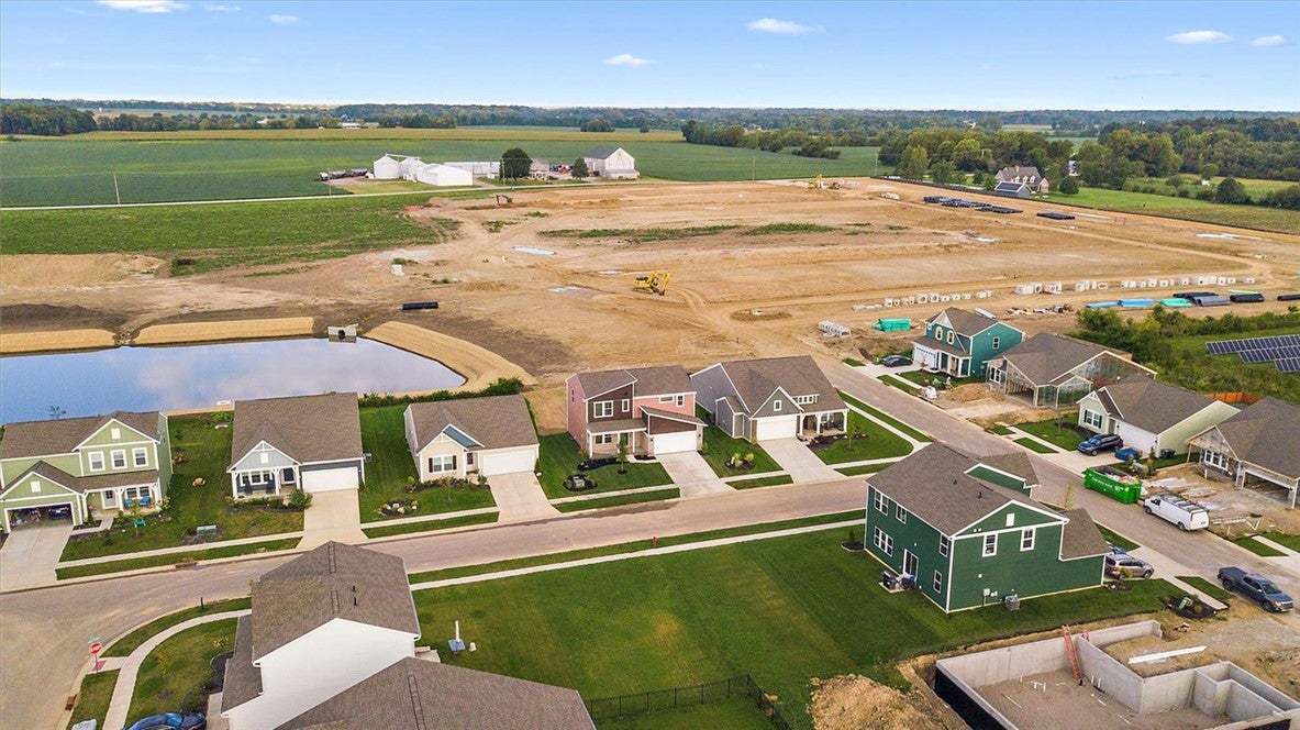 A developing neighborhood offers expansive views a