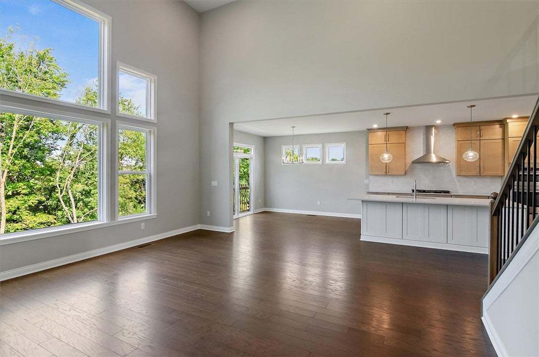 Towering windows illuminate the expansive main lev