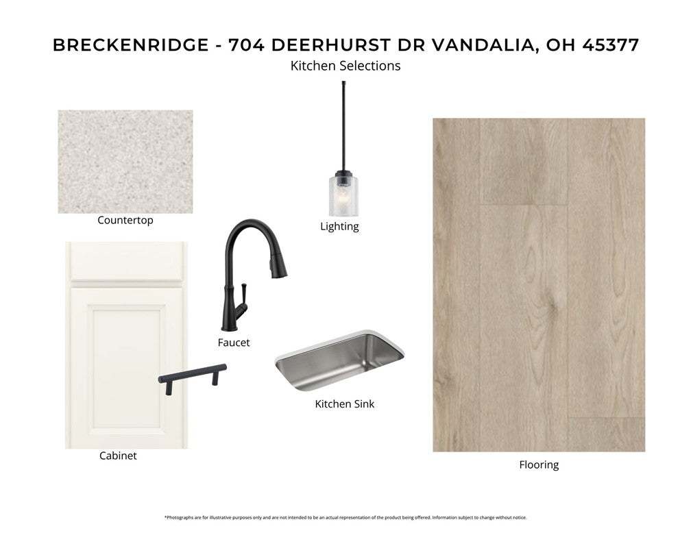 Premium kitchen selections include light-toned flo