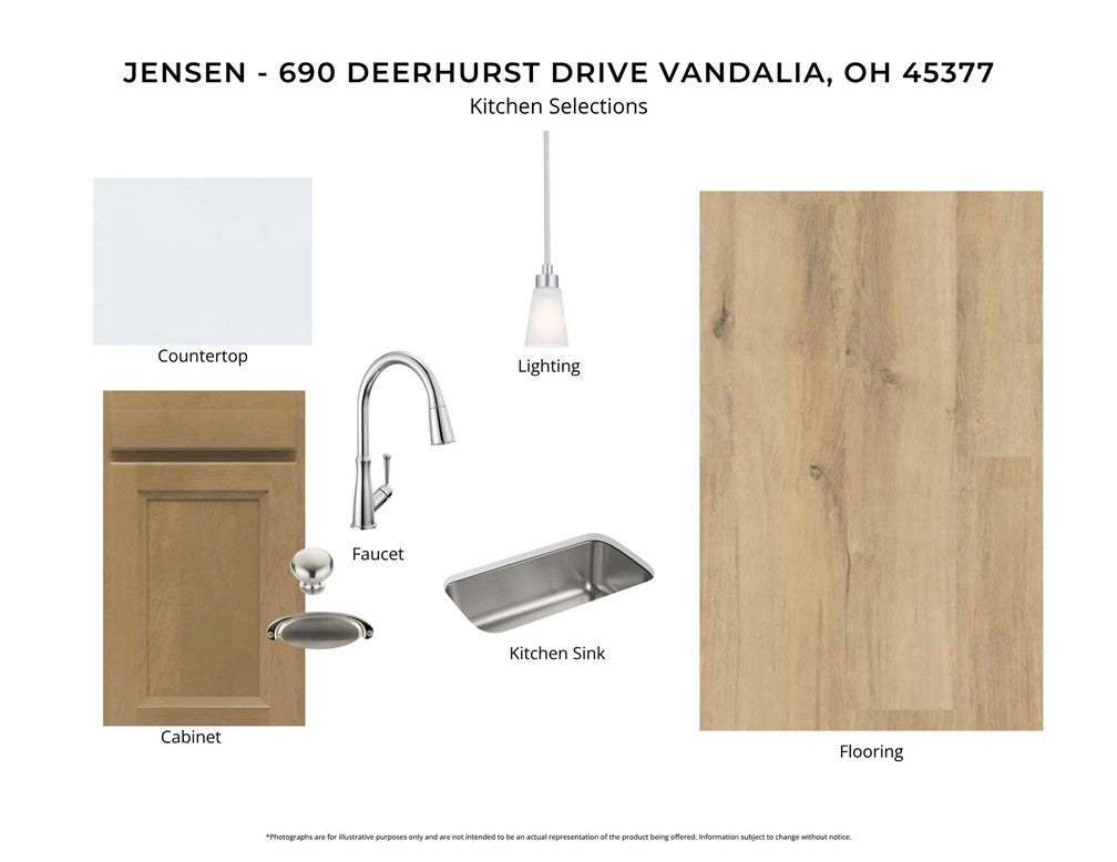 These kitchen selections offer a cohesive and cont