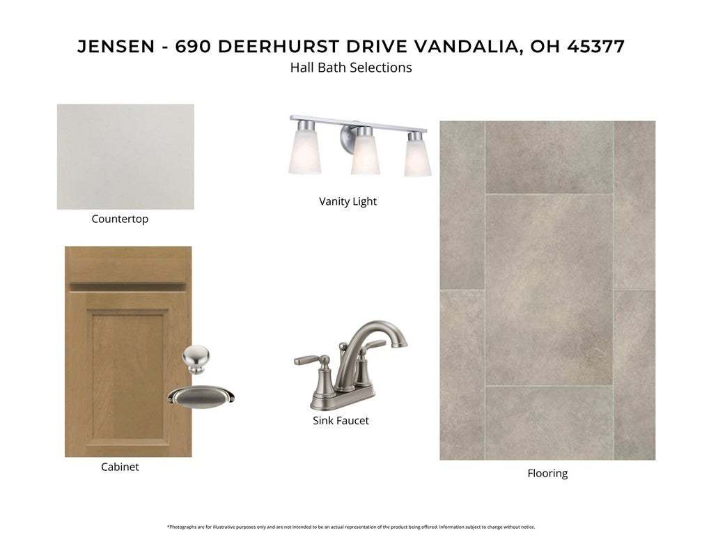 This bathroom features a sleek countertop, vanity