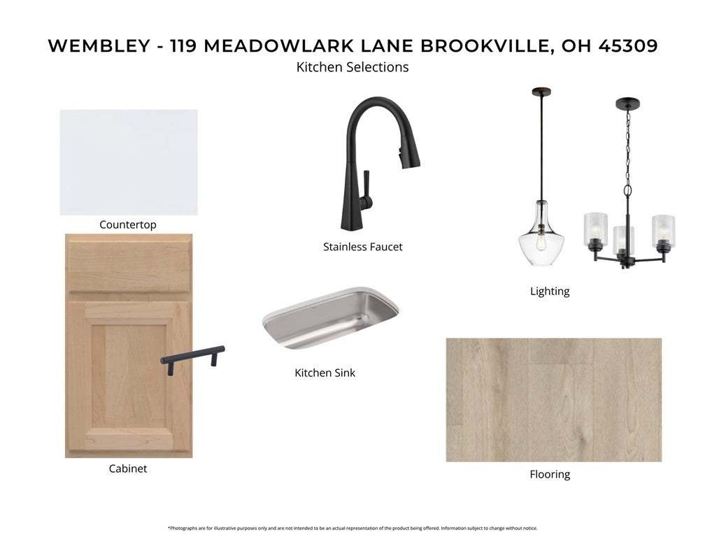 Carefully curated design boards showcase the moder
