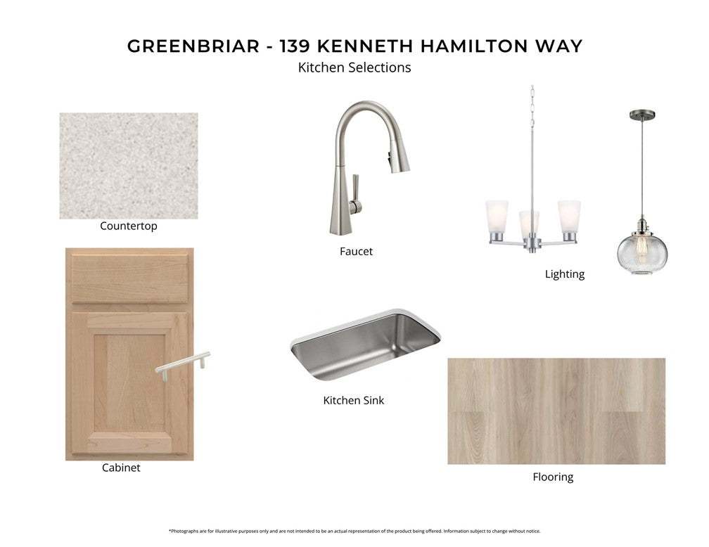 Selected premium finishes showcase a coordinated d