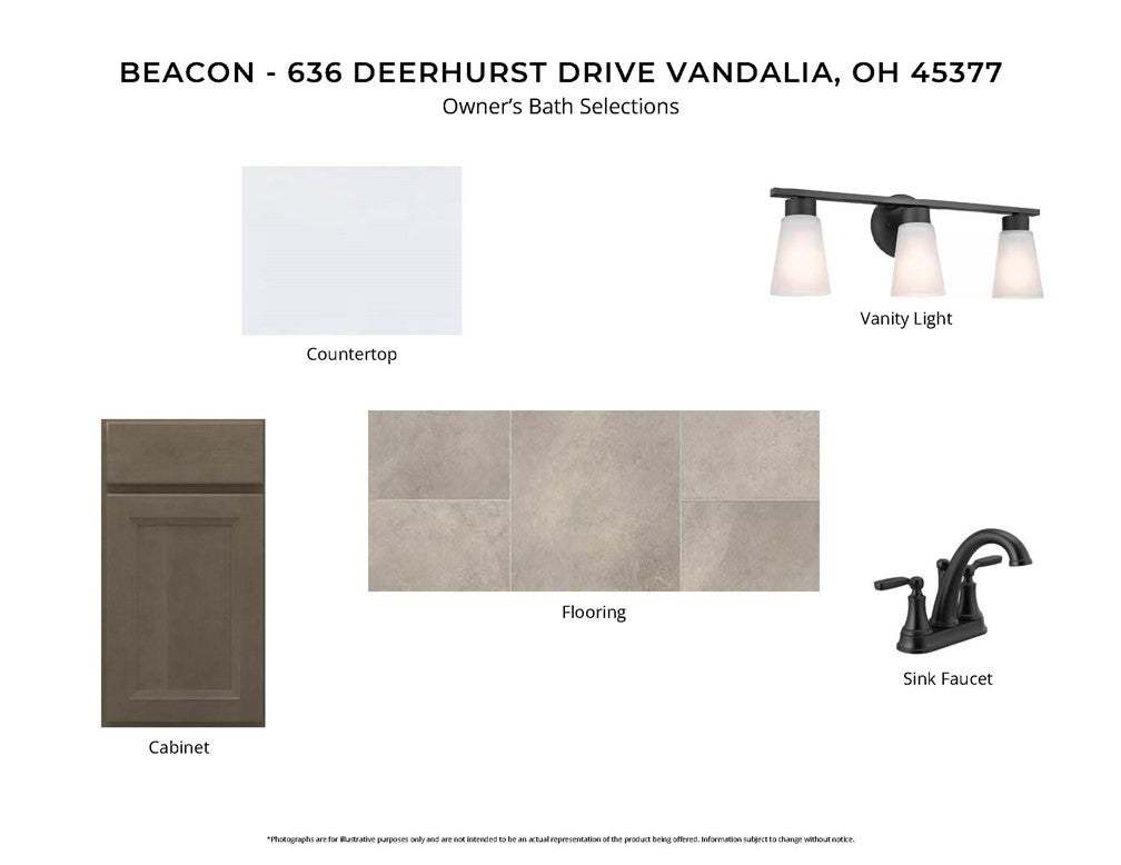 Selected design finishes showcase modern cabinetry
