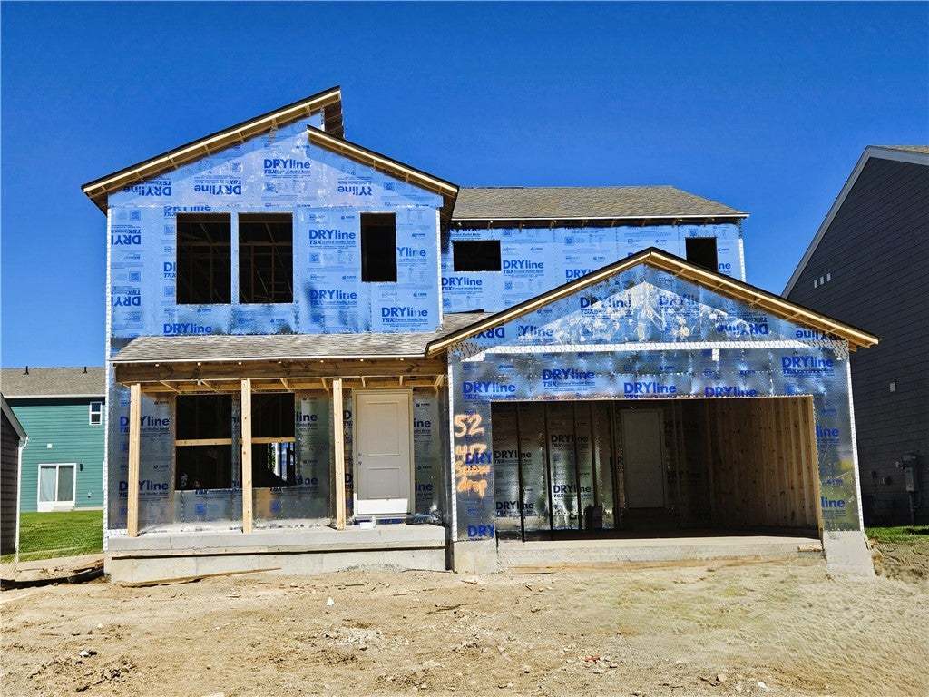 New construction home under development highlights