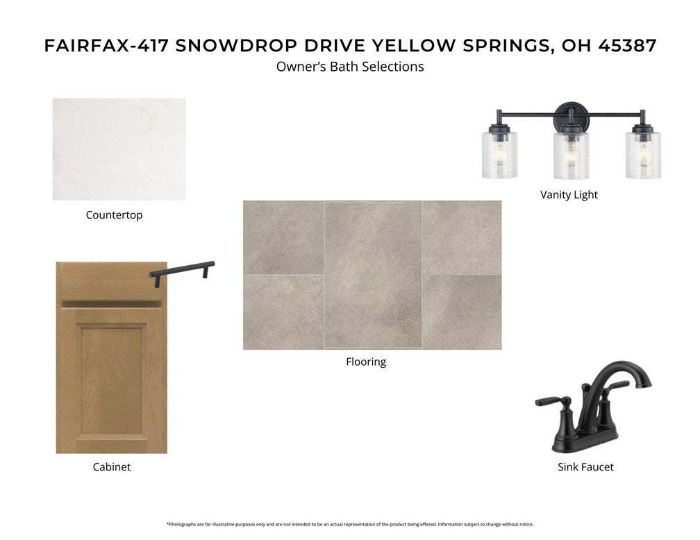 Selected premium finishes showcase a curated palet