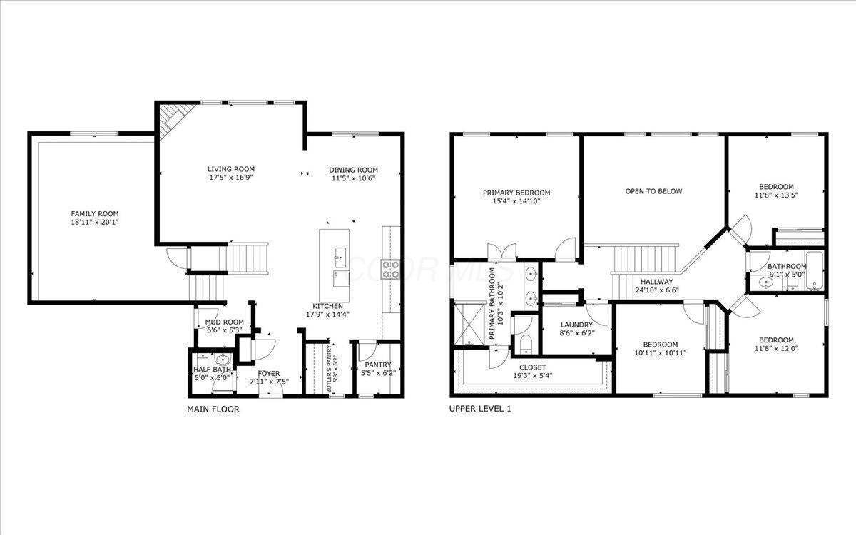 39-Main and Upstairs Floorplans