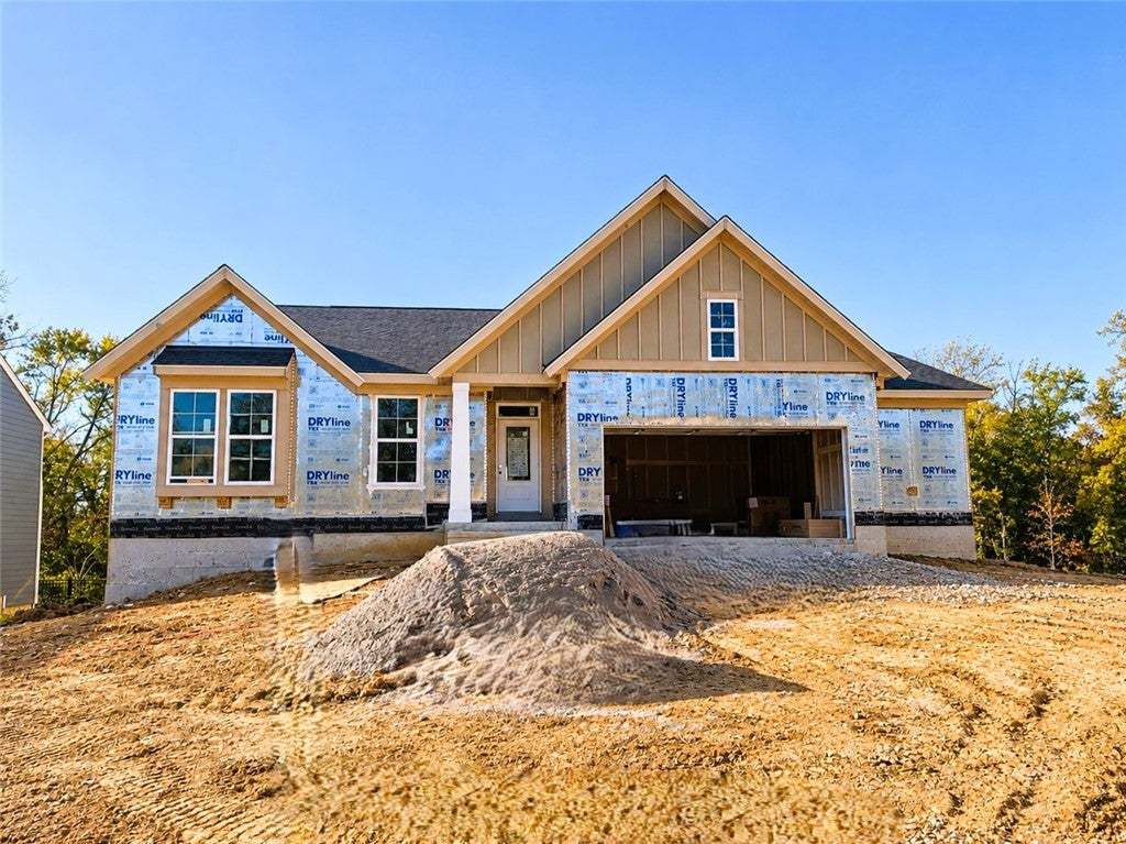 Progress continues on this new home featuring a cl