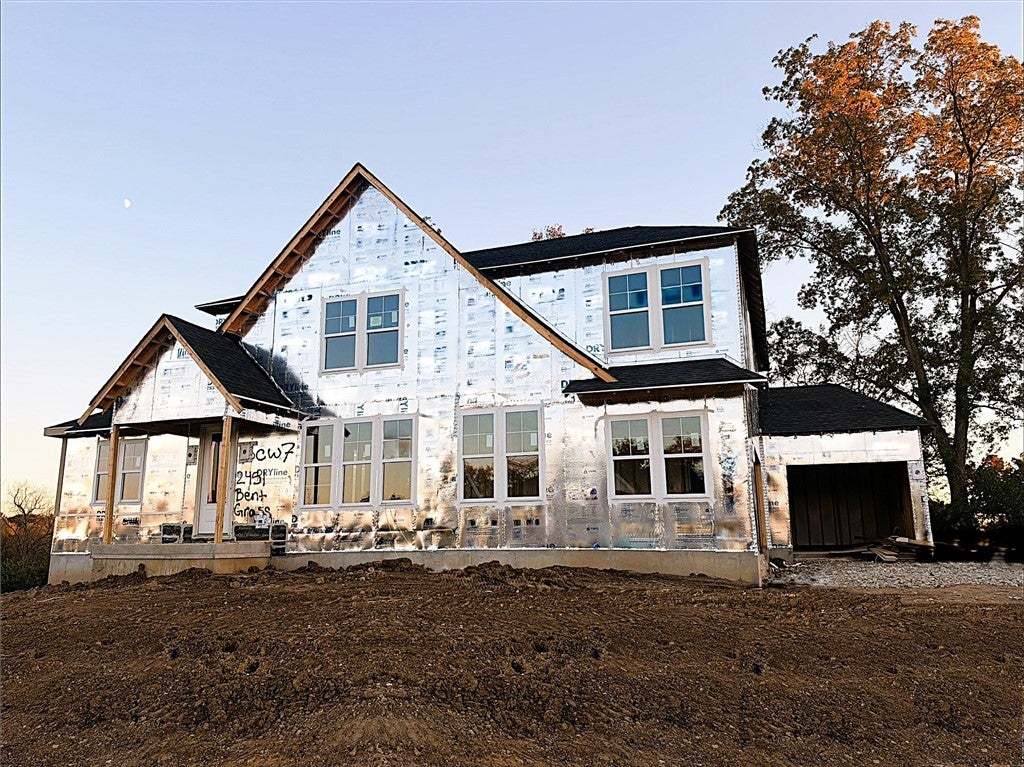 Custom new construction takes shape with a modern