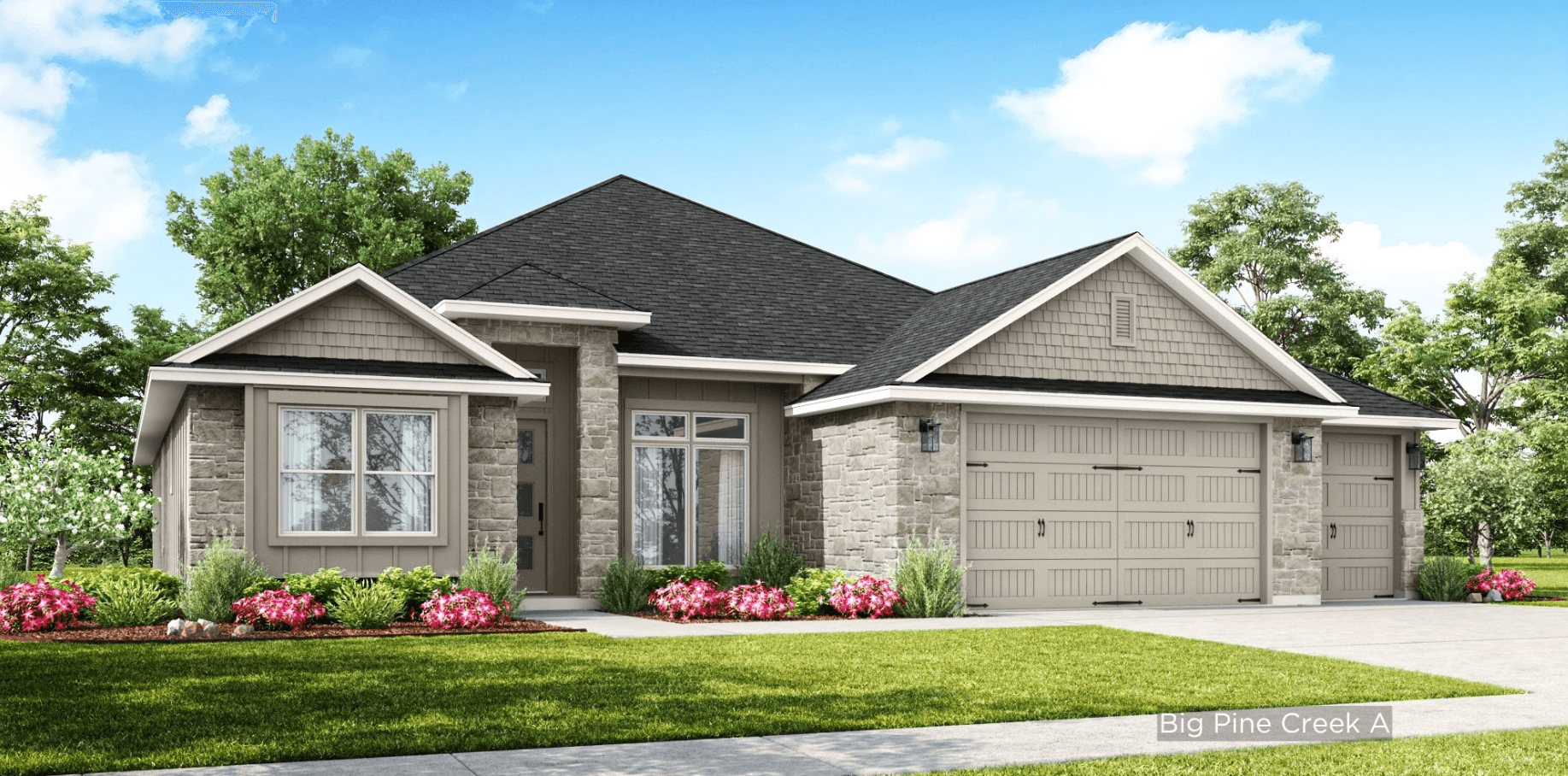 Big Pine Creek - Bella Charca: Nolanville, Texas - Flintrock Builders