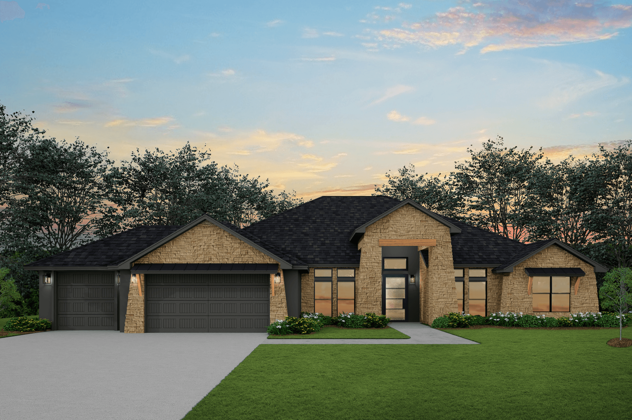 Brazos - Bella Charca: Nolanville, Texas - Flintrock Builders