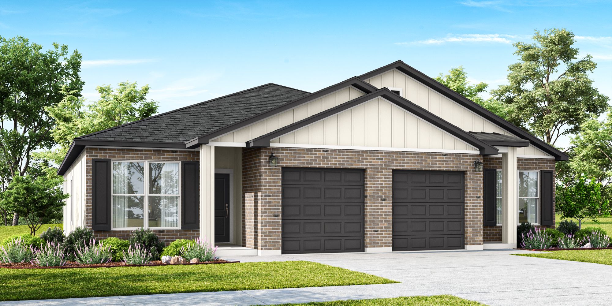 Nolan at The Preserve At Thousand Oaks - The Preserve At Thousand Oaks Duplexes: Killeen, Texas - Flintrock Builders