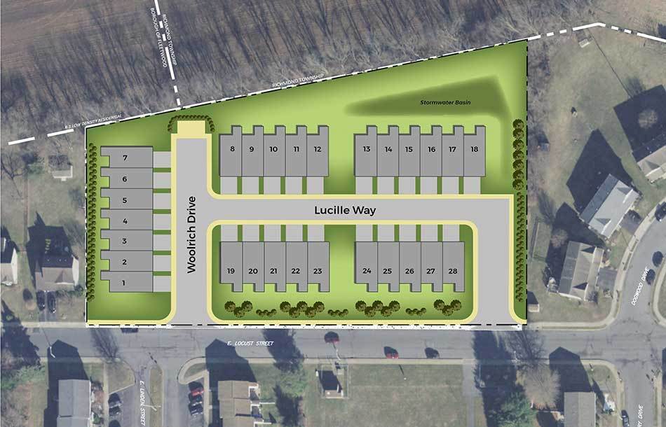 Hawkstone Village Conceptual Drawing