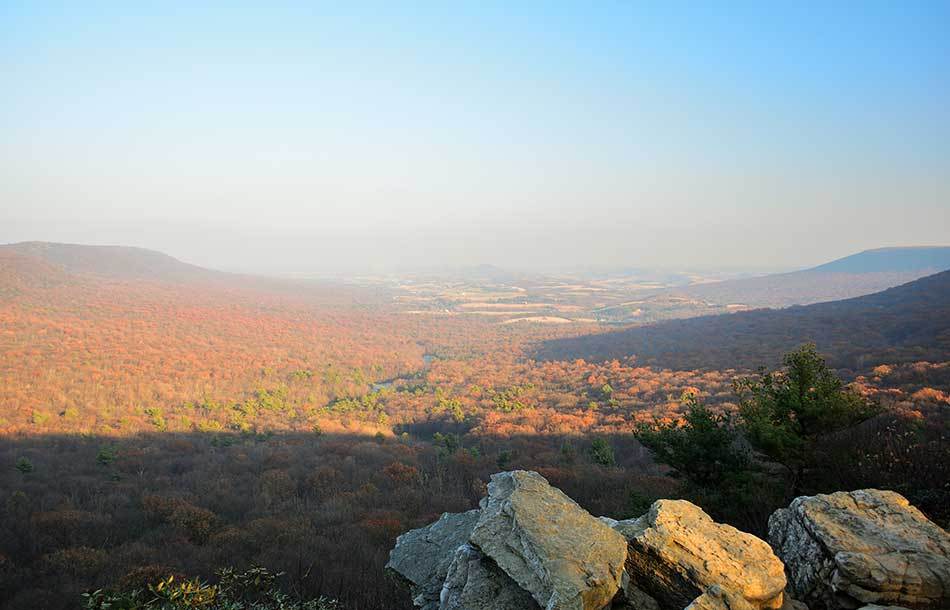Hawk Mountain Sanctuary near Hawkstone Village
