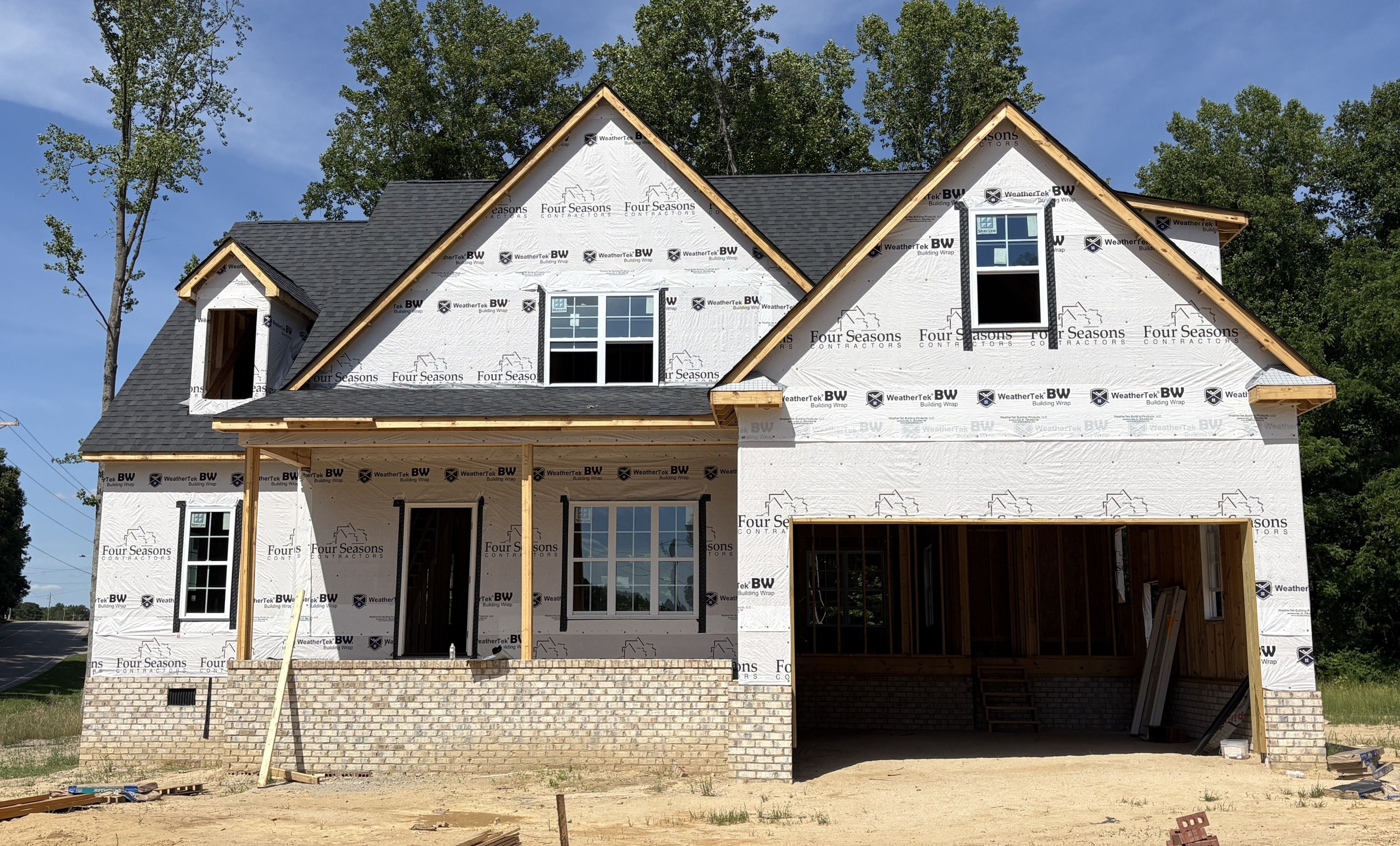 The Aycock FE - Four Seasons Nash County New Homes: Rocky Mount, North Carolina - Four Seasons Contractors
