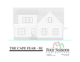 The Cape Fear Floor Plan - Four Seasons Nash County New Homes: Nashville, North Carolina - Four Seasons Contractors