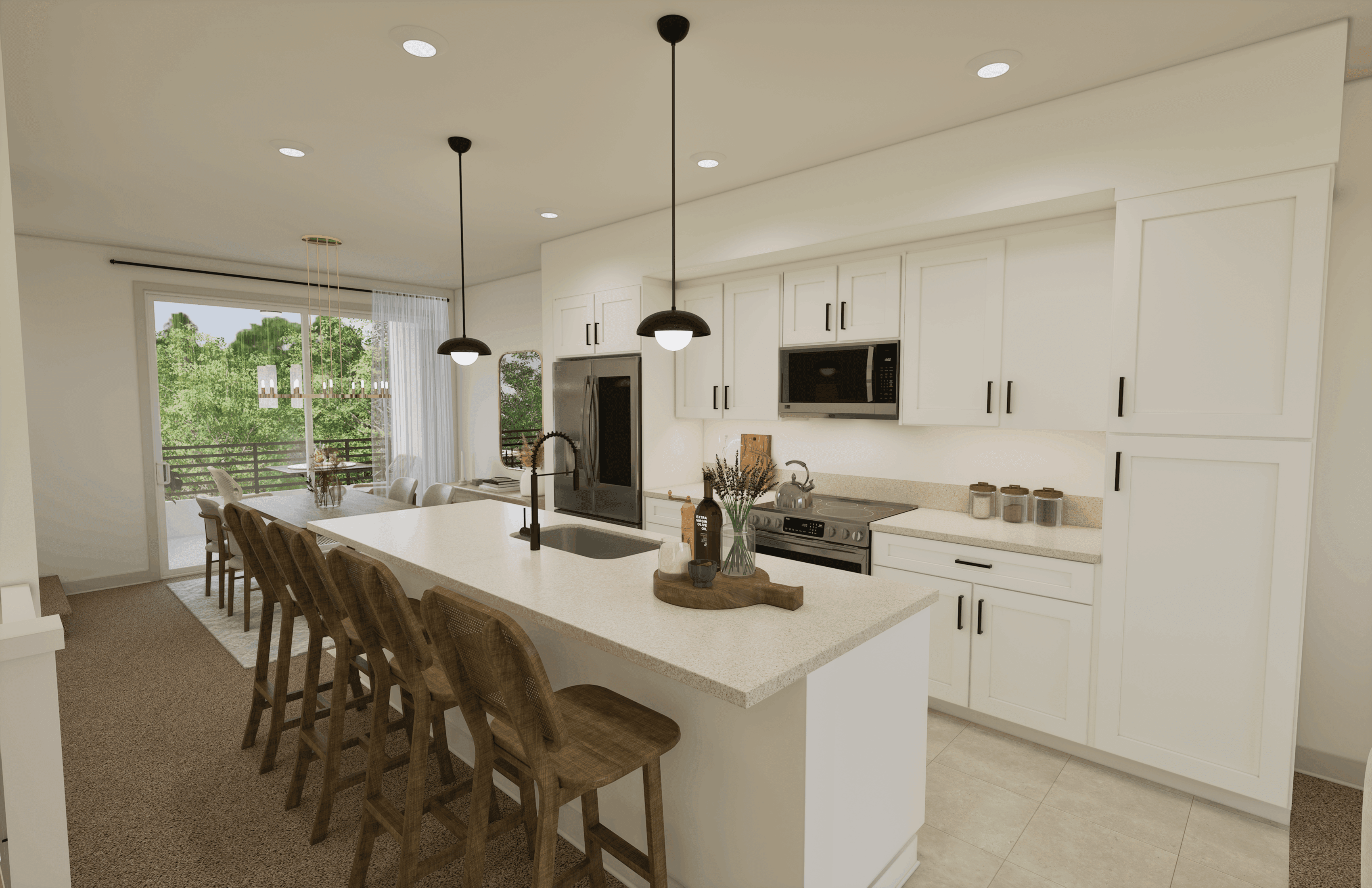 With Standard Island Pendants