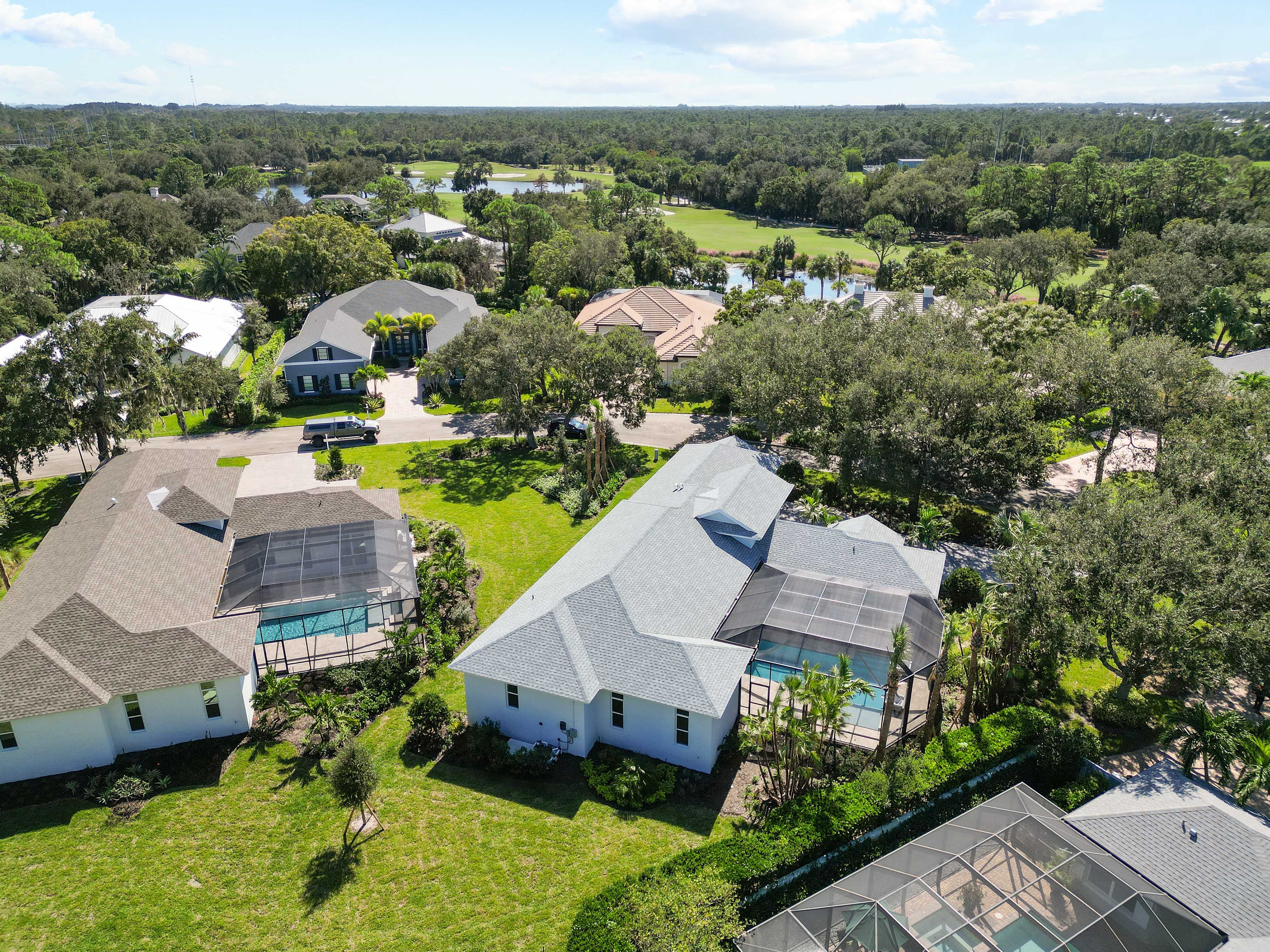 Aerial Rear Elevation | 238 Oak Hammock Cr SW