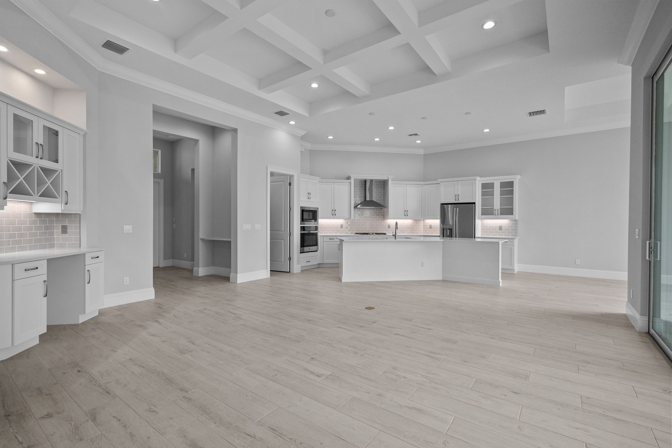 Great Room to Kitchen I Sage Grande Inventory shown for reference